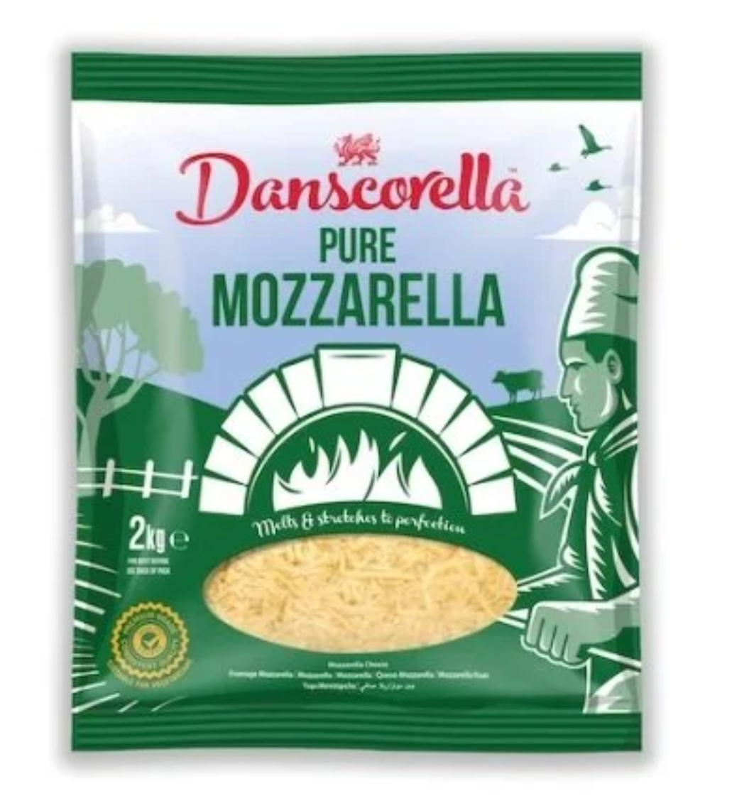 [Chilled] Danscorella Shredded Mozzarella Cheese 2kg