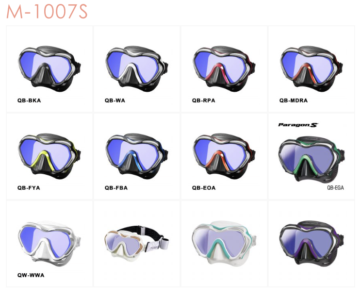 TUSA M1007S PARAGONS 面鏡