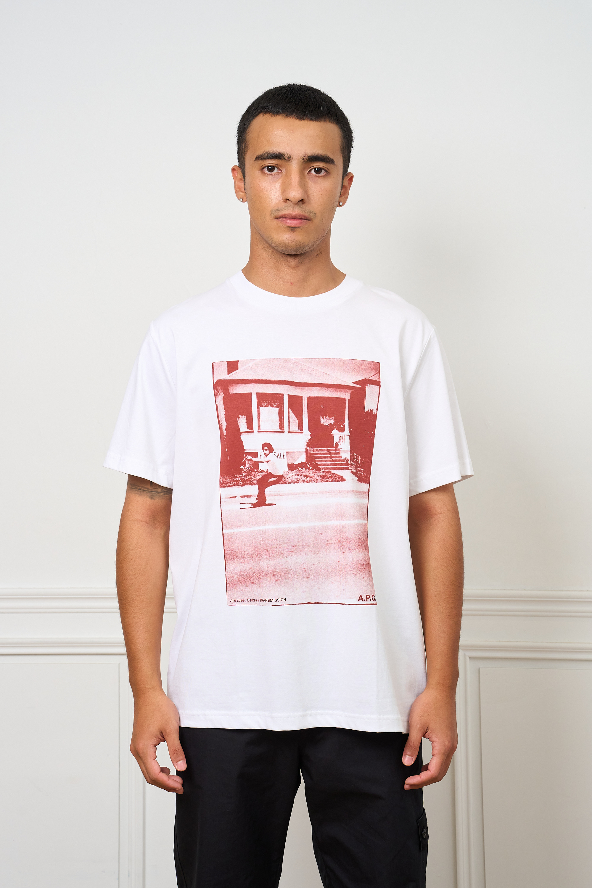A.P.C Paris 加州復古圖樣短袖【COHBM-H26578-CAA】