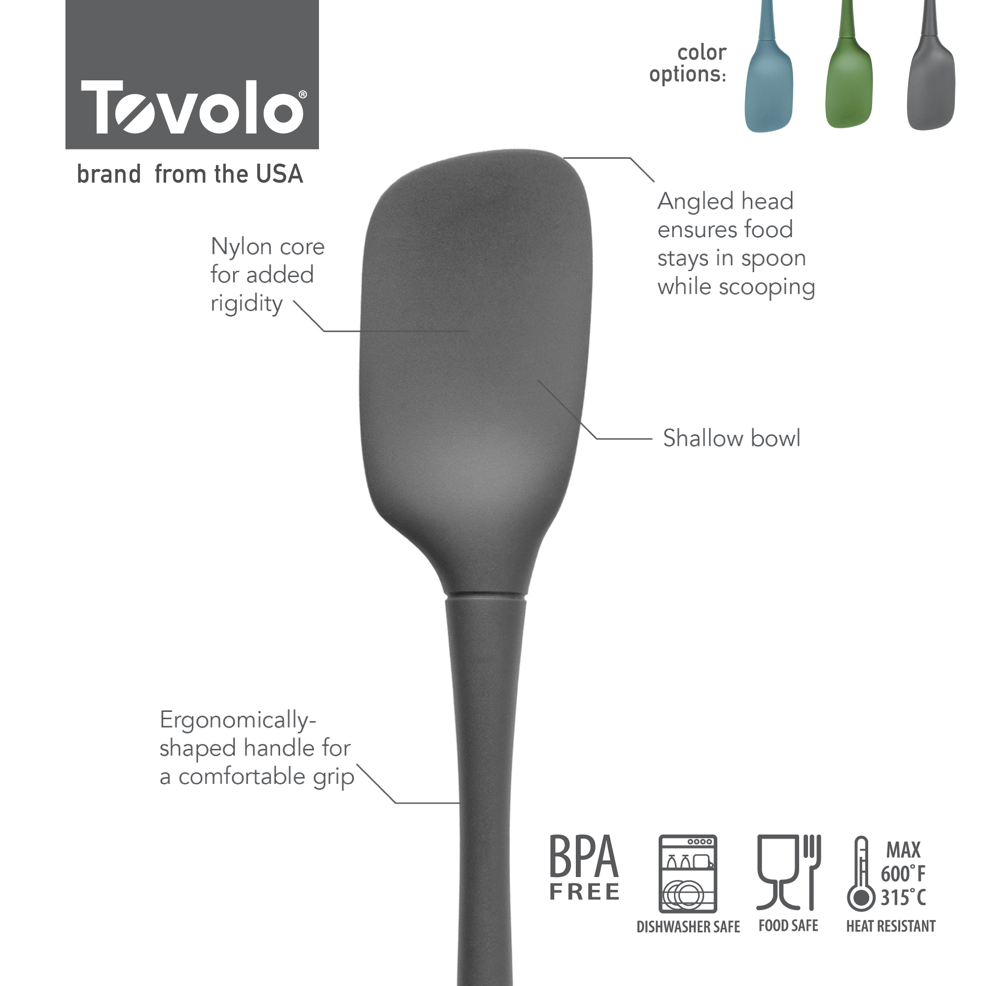TOVOLO FLEX-CORE® 全矽膠匙刮
