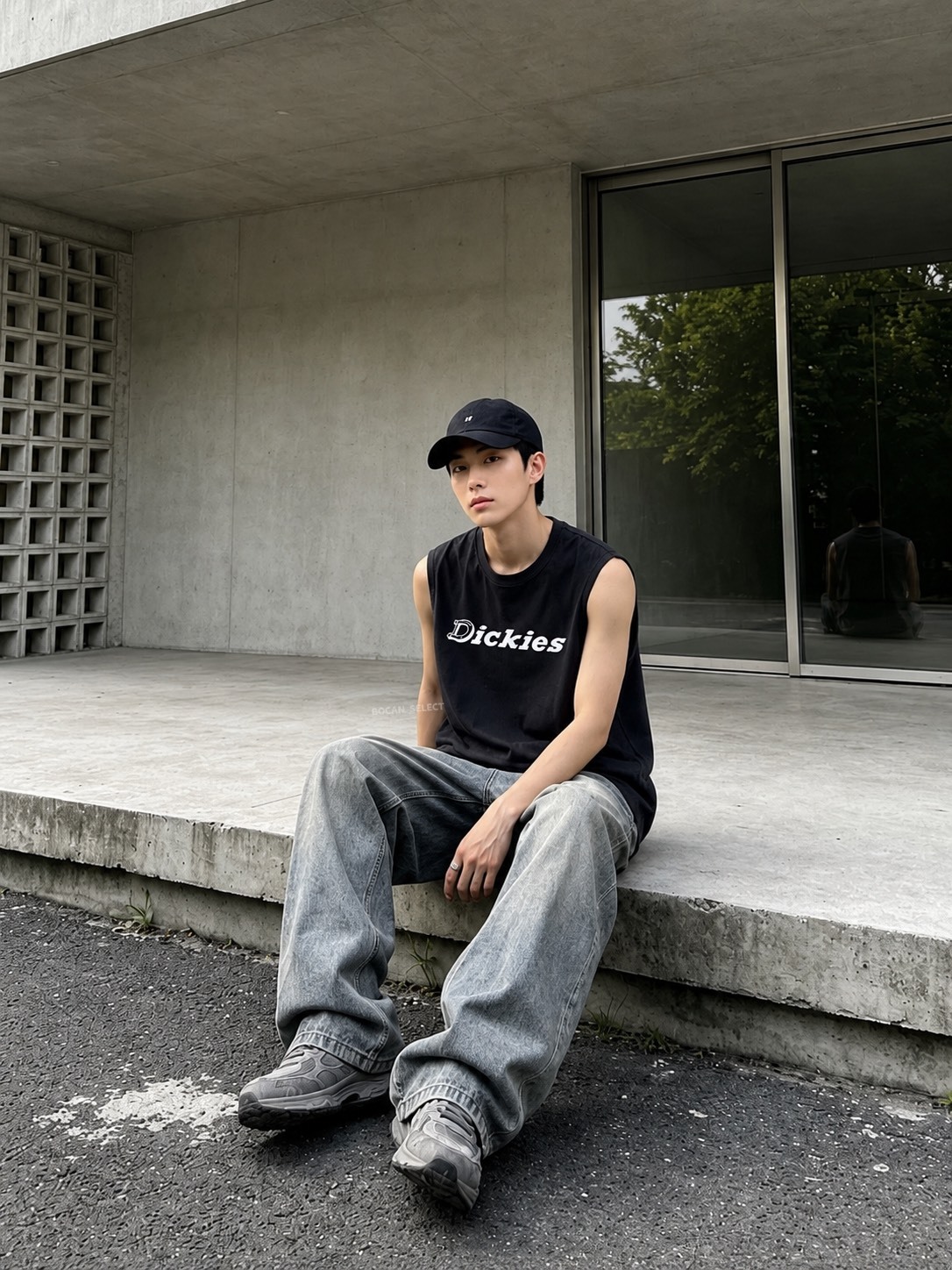 DICKIES 美式 純棉 圓領 無袖背心