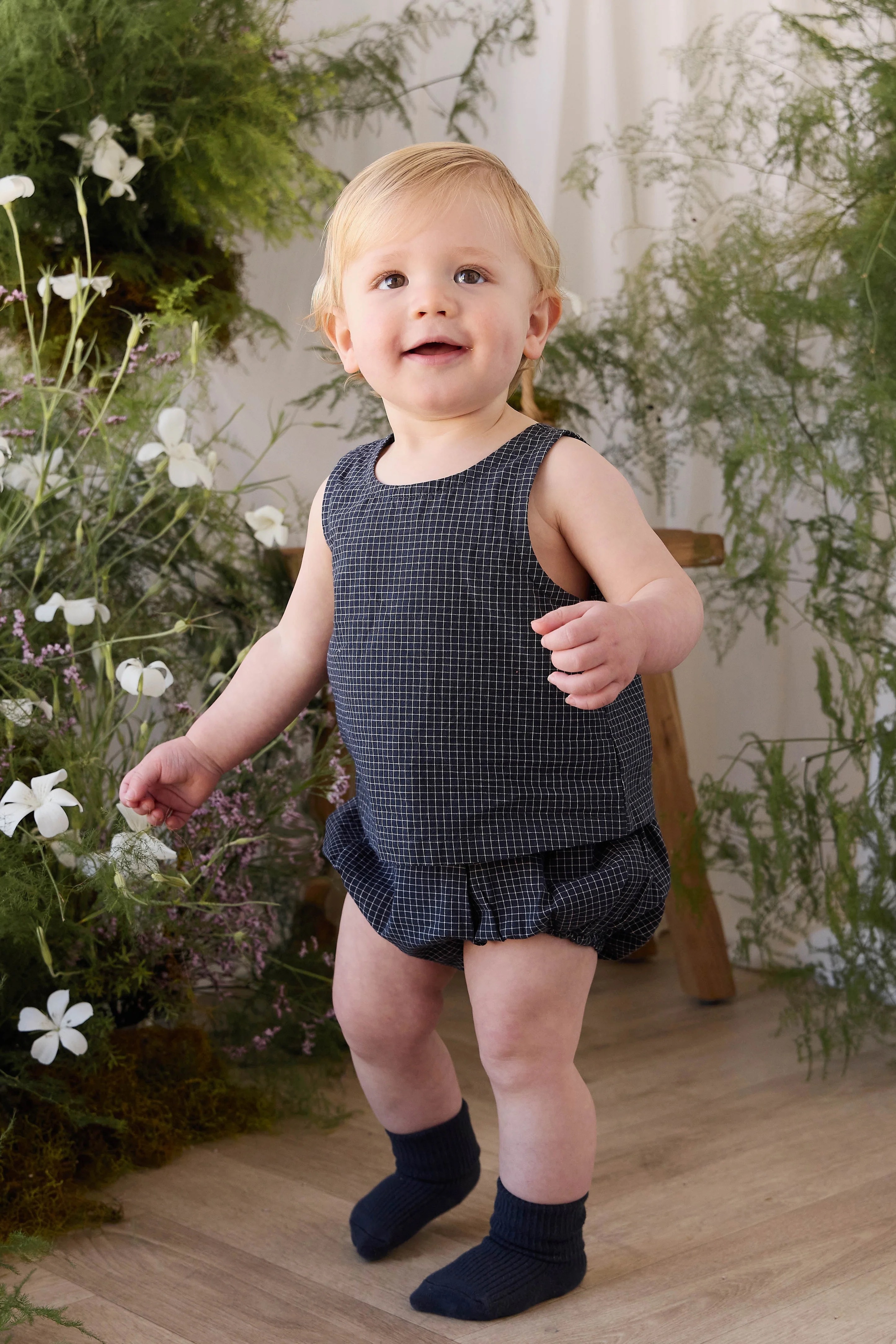【預購】JAMIE KAY -Organic Cotton Eliane Bloomer（Eclipse Grid）