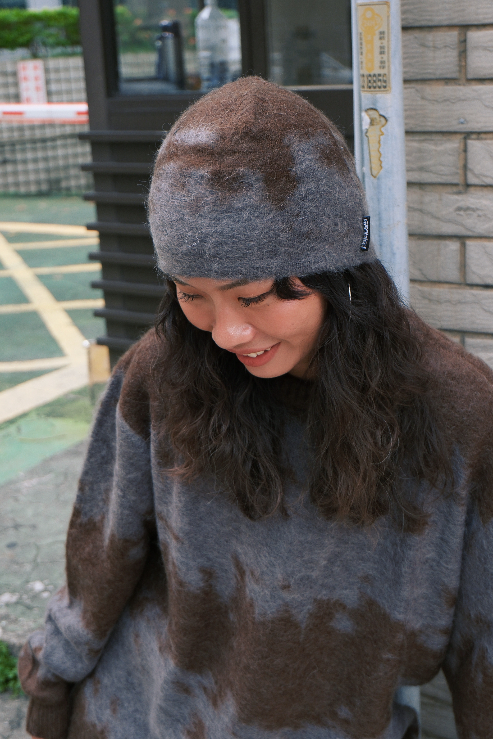 Gramicci MOHAIR SPLATTER BEANIE 毛帽 G6FA-039
