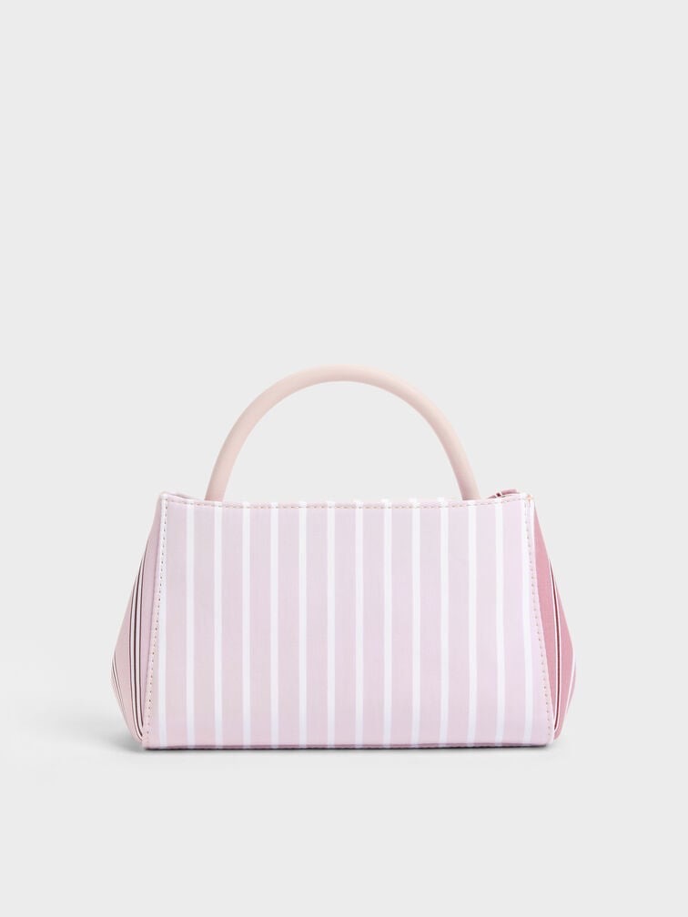 【現貨】Charles & Keith 小CK Hazel 撞色 蝴蝶結 綁帶 側背 附背帶 手提包
