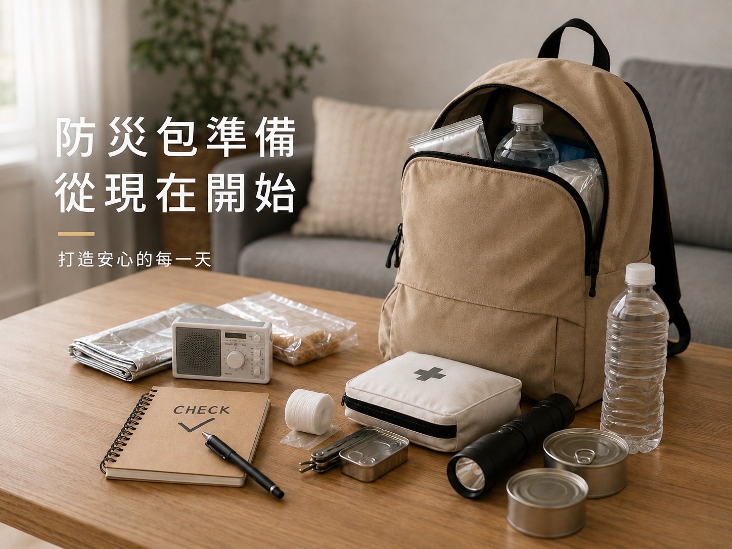 防災包物資如何準備