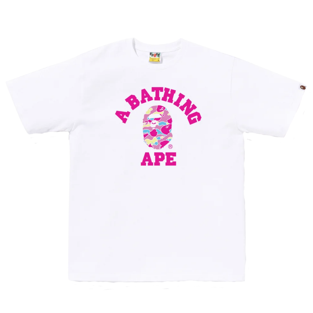 ☆ETW☆【EASY TO WEAR】BAPE STA CAMO COLLEGE TEE 流星 迷彩 猿人 大學 短T