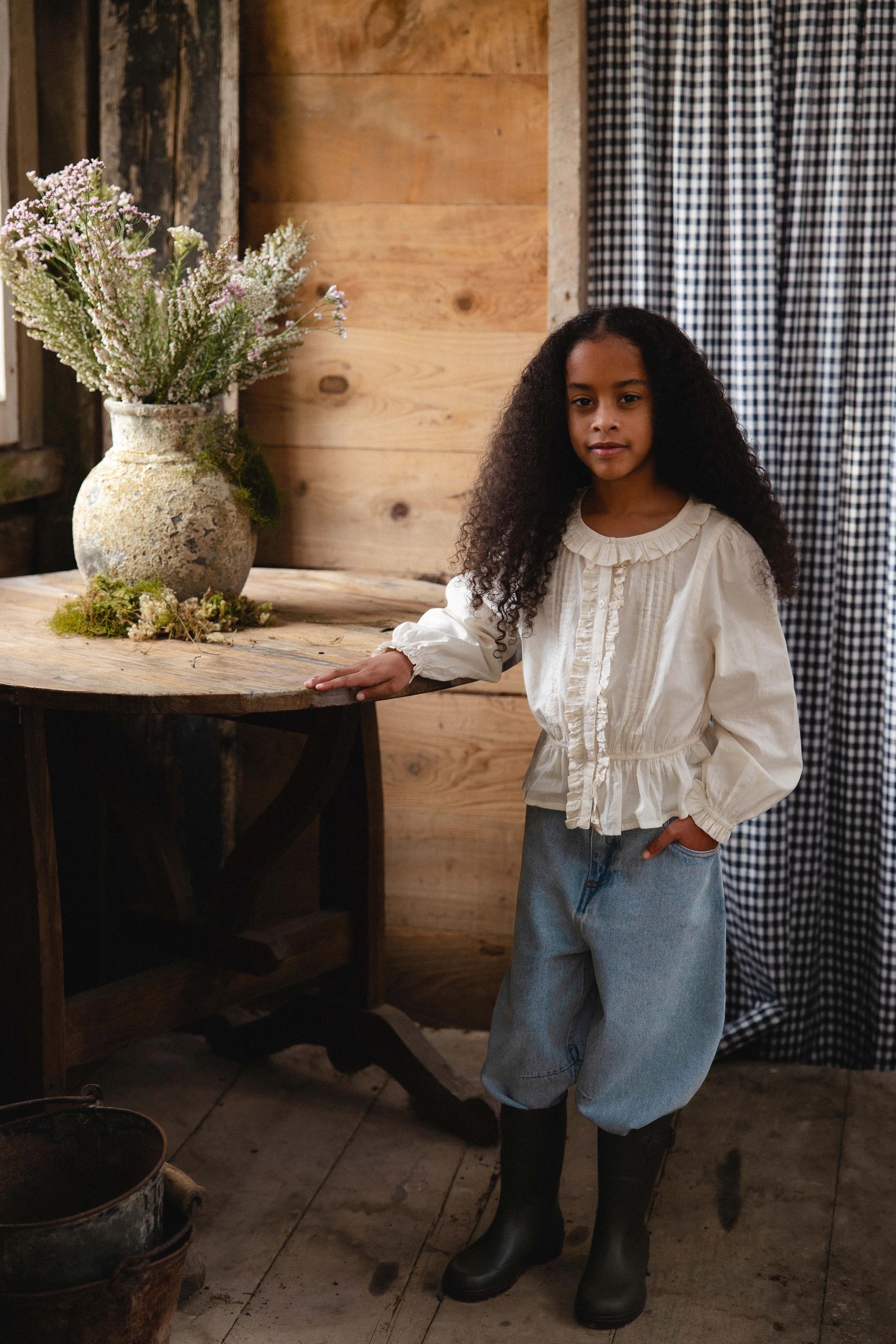 【預購】JAMIE KAY -Organic Cotton Maylah Blouse（Vanilla）
