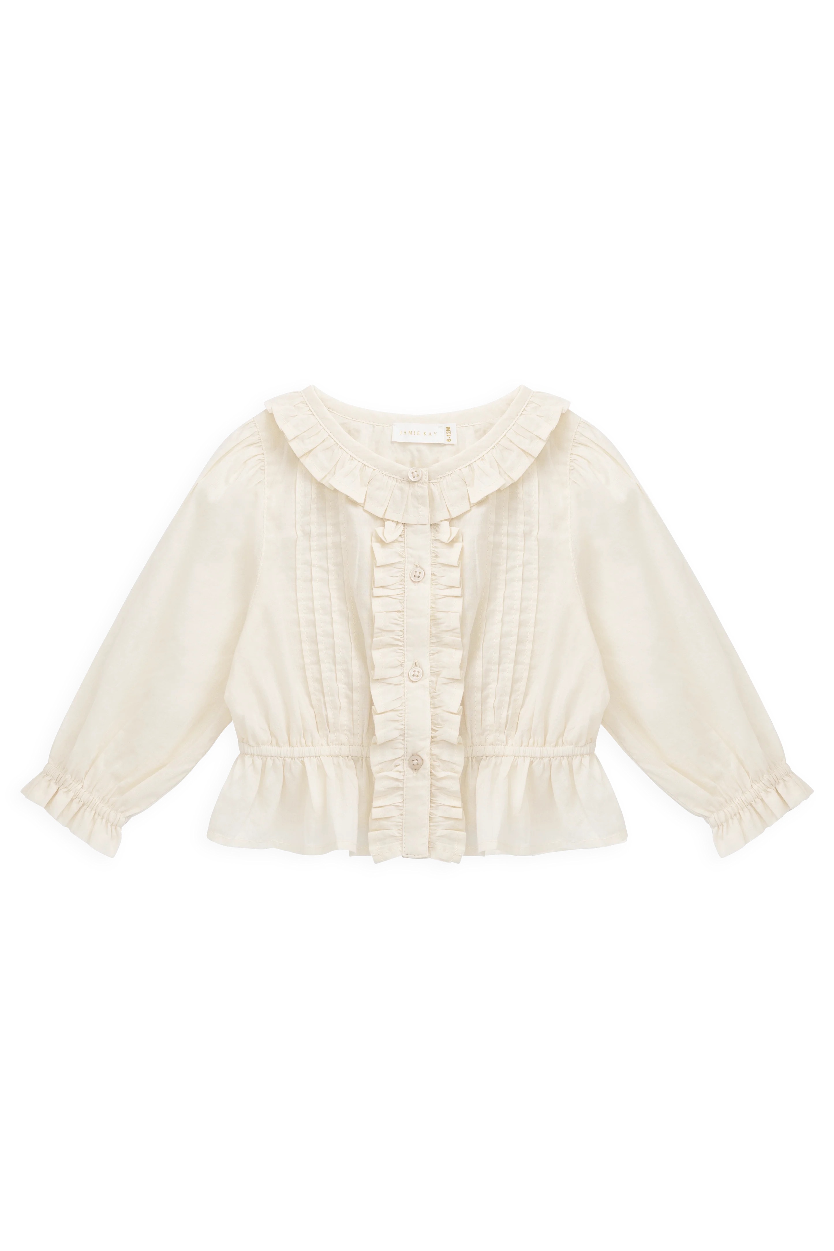 【預購】JAMIE KAY -Organic Cotton Maylah Blouse（Vanilla）