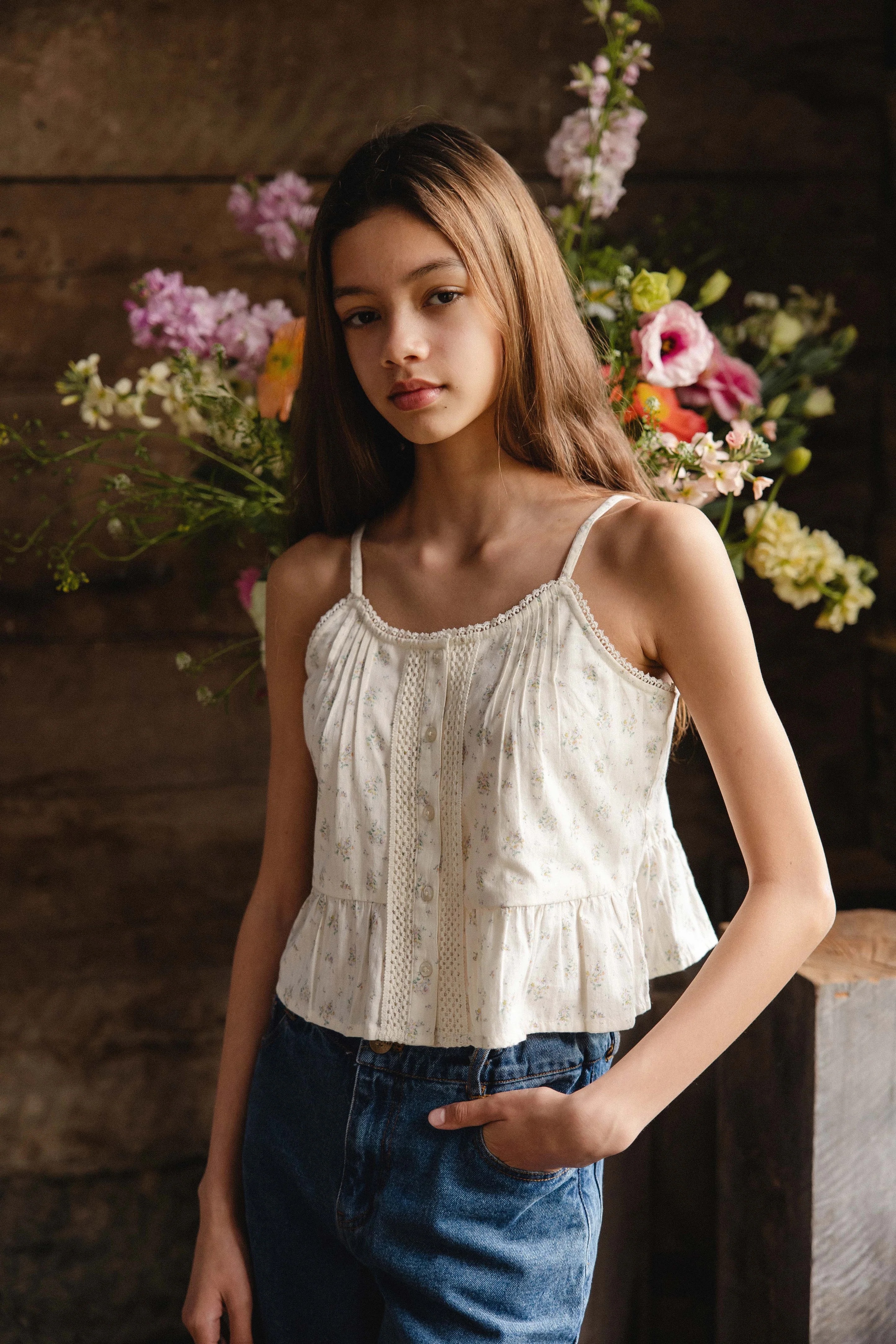 【預購】JAMIE KAY - Organic Cotton Miley Top（Justine Orchid）