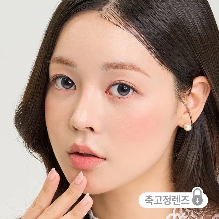 Lenstown Romantea Fixy Dewy 3-Month Tear Gray｜季拋彩妝矽水凝膠隱形眼鏡｜每樽1片
