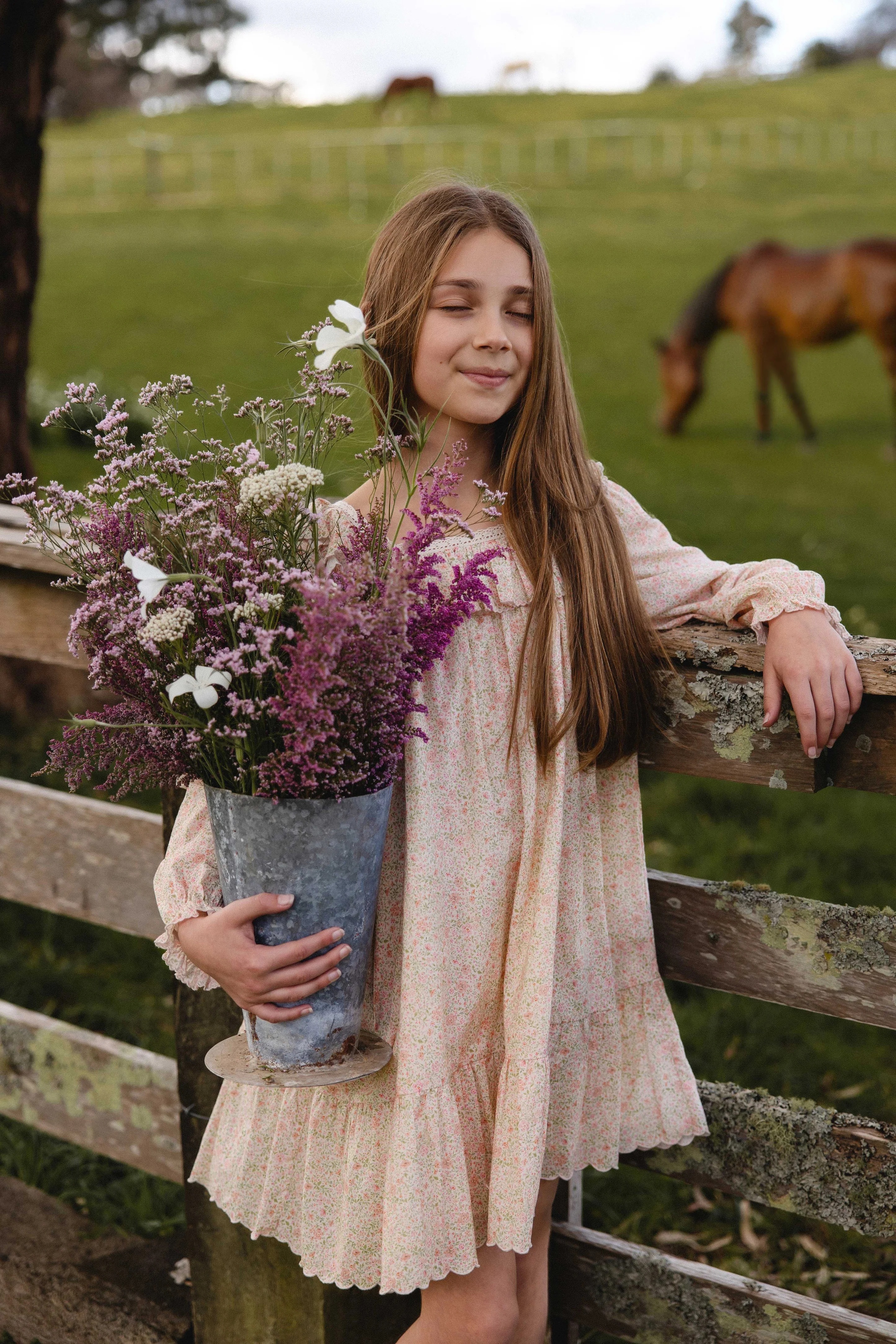 【預購】JAMIE KAY -Organic Cotton Misty Dress（Flora Pink）