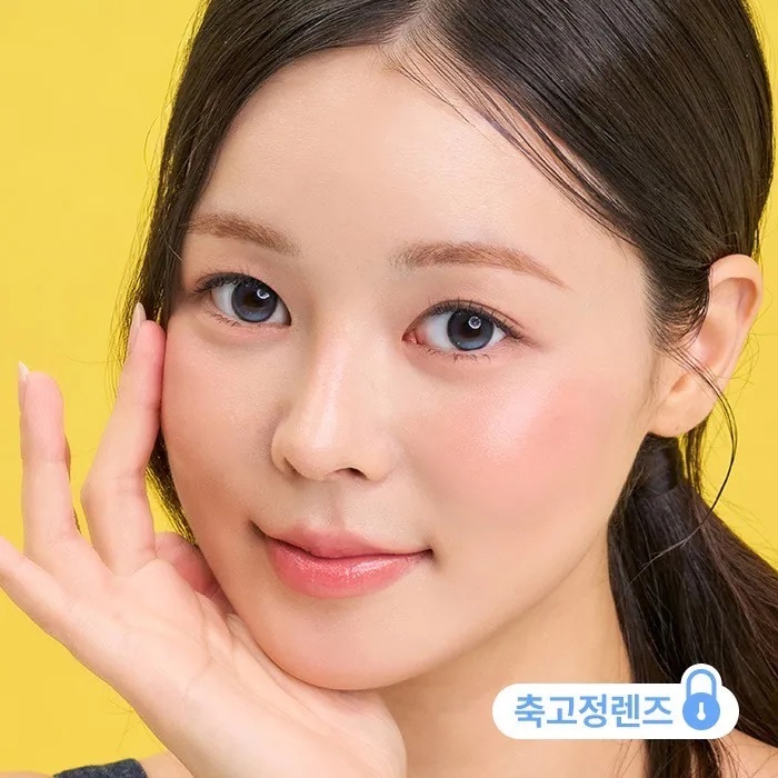 Lenstown Romantea Fixy Dewy 3-Month Tear Blue｜季拋彩妝矽水凝膠隱形眼鏡｜每樽1片