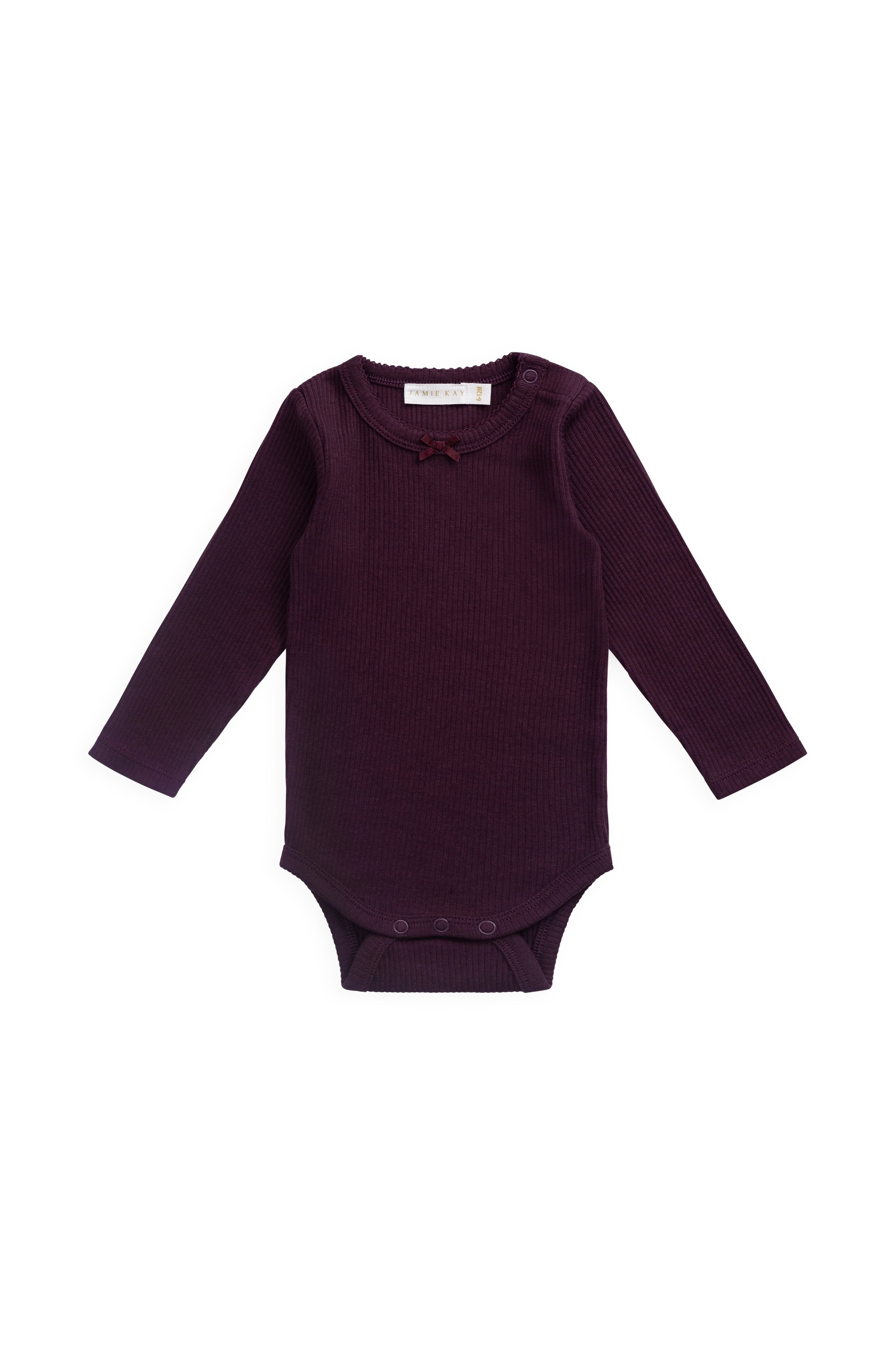 【預購】JAMIE KAY -Organic Cotton Modal Maude Bodysuit（Fig）