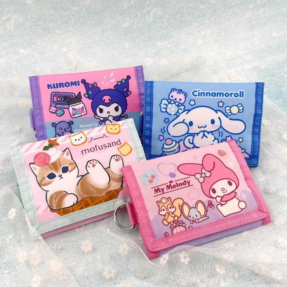 Sanrio 小童銀包連頸繩