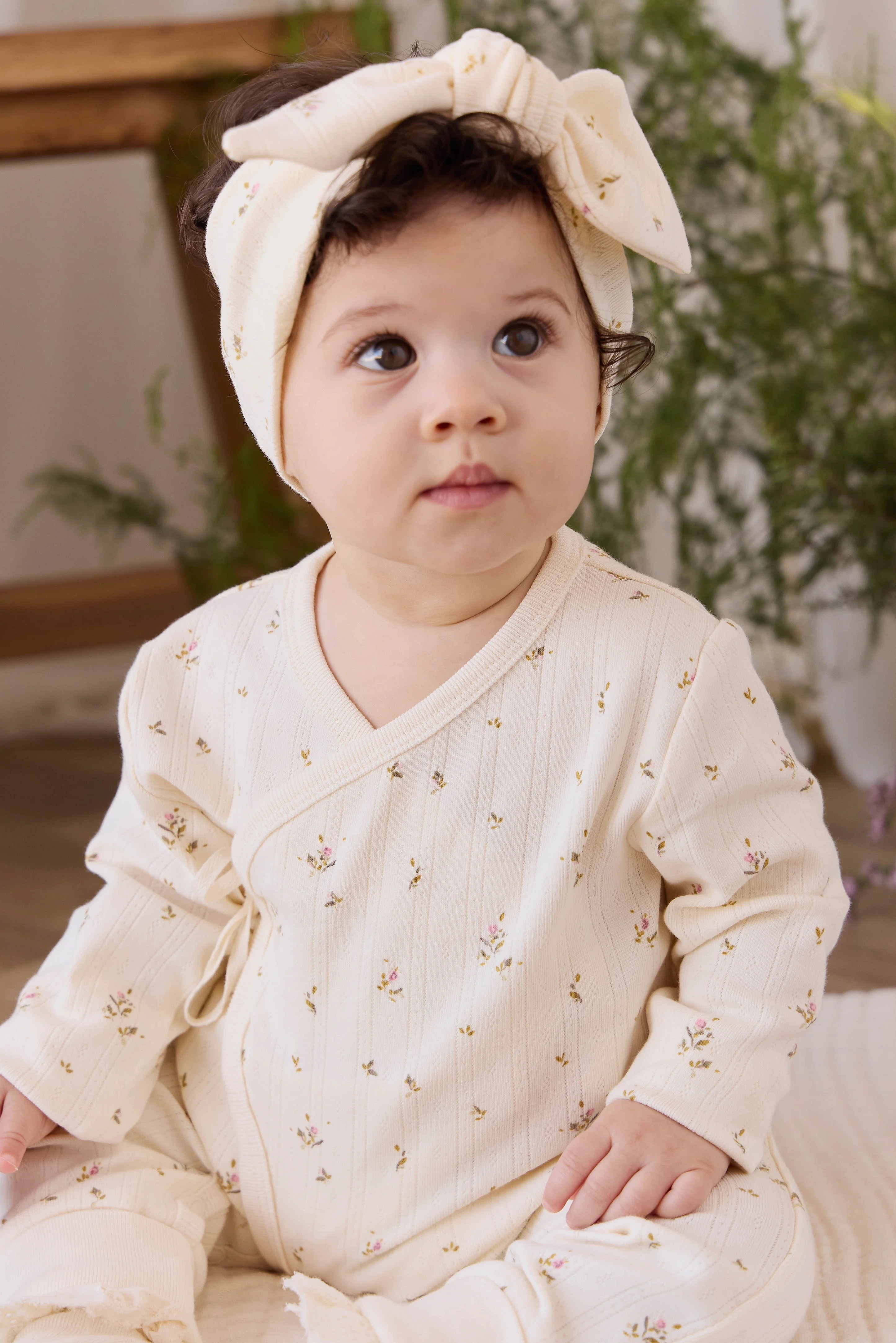 【預購】JAMIE KAY -Organic Cotton Pointelle Estelle Onepiece（Dina Antique）