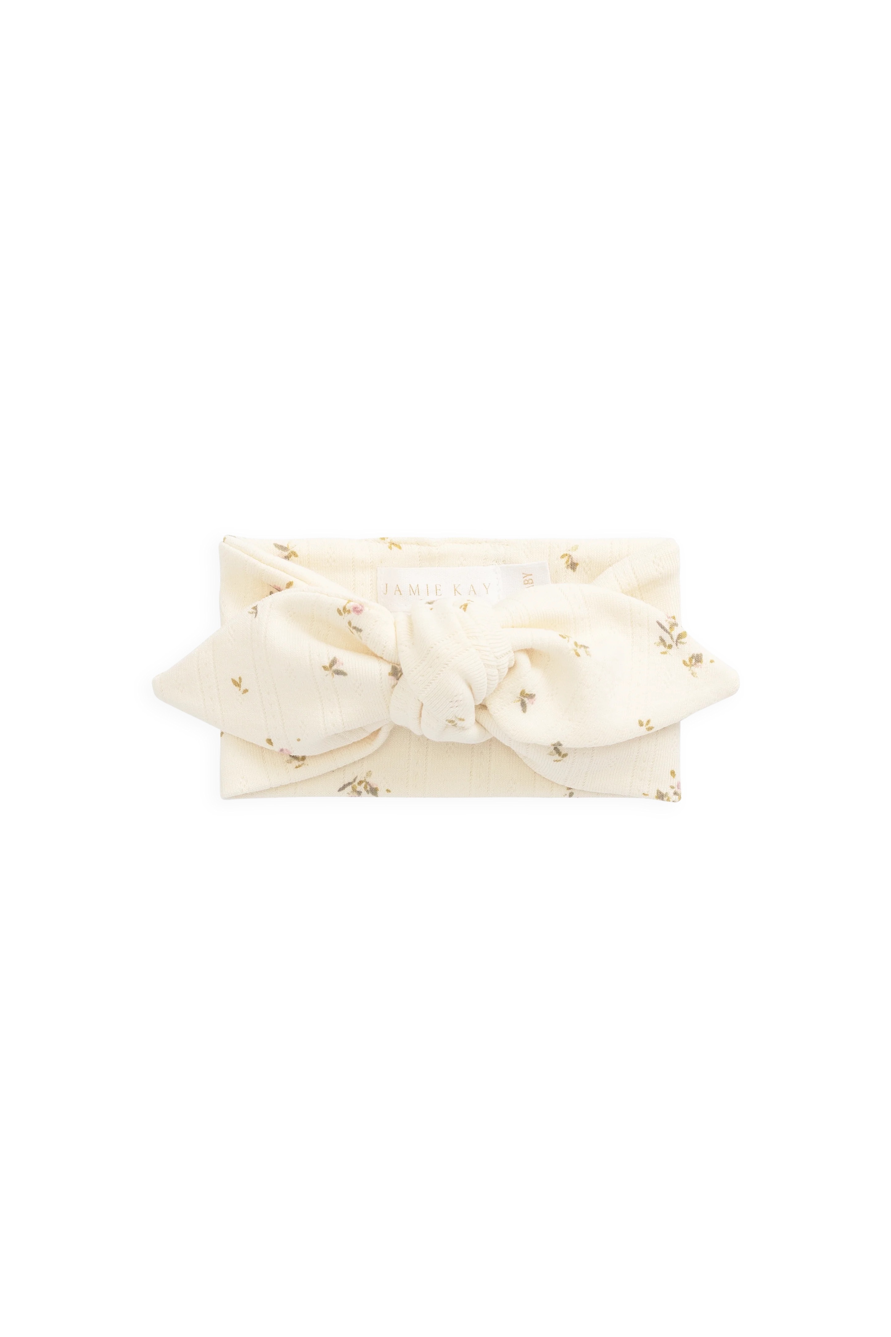 【預購】JAMIE KAY -Organic Cotton Pointelle Headband（Dina Antique）
