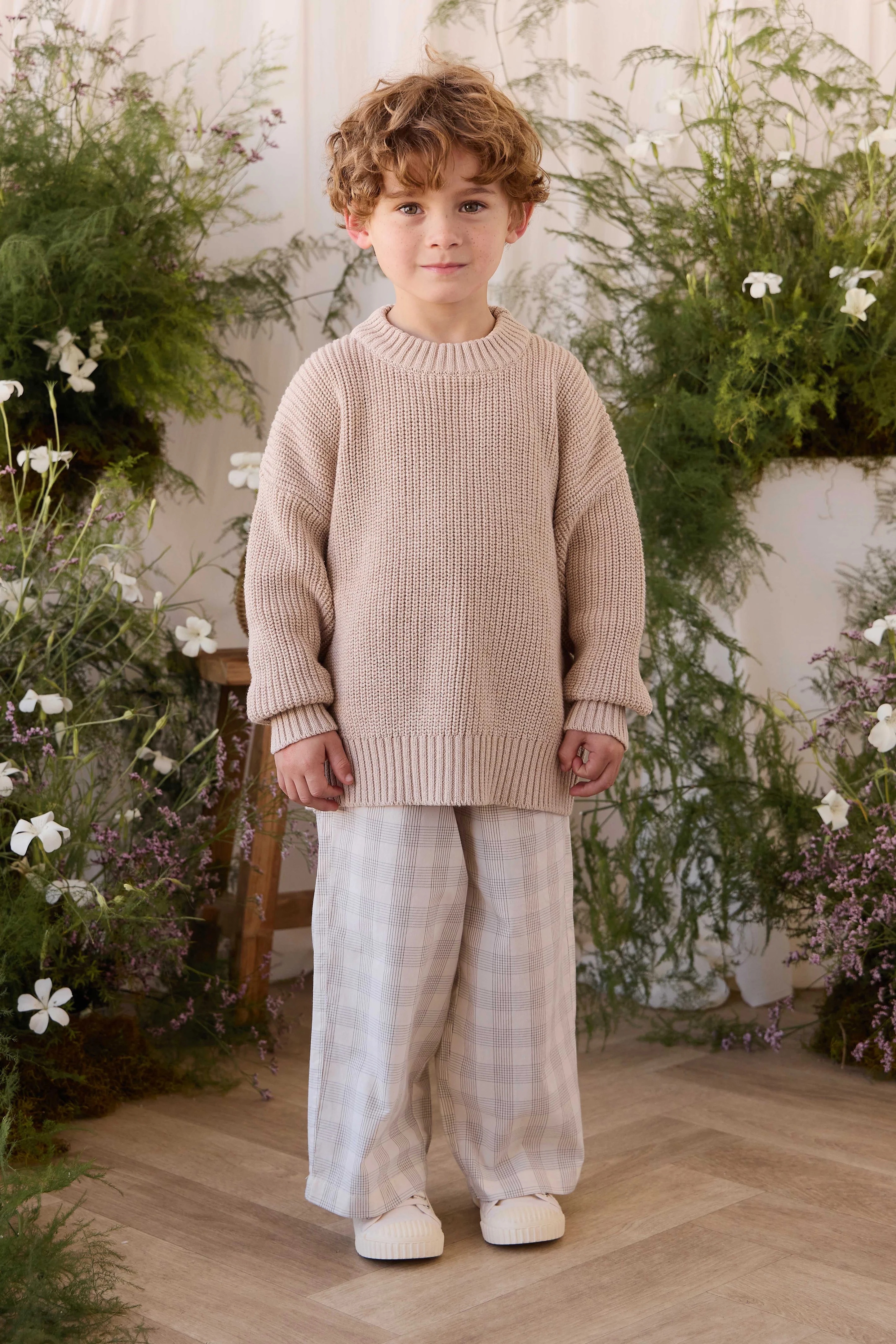 【預購】JAMIE KAY - Organic Cotton Winslow Pant （ Joe Check Natural）