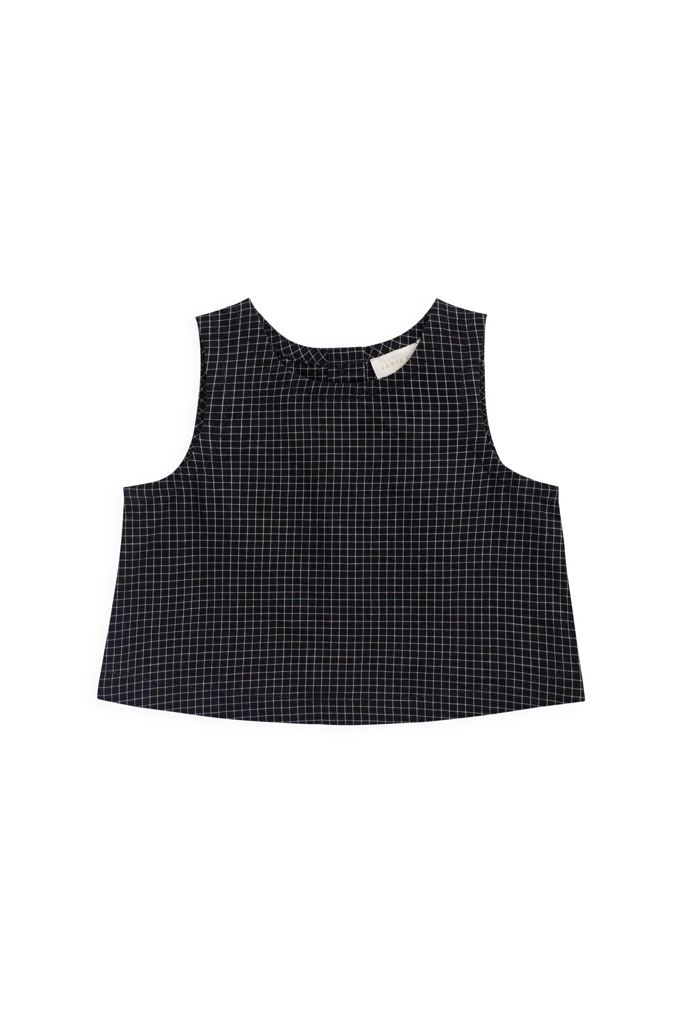 【預購】JAMIE KAY -Organic Cotton Winslow Top（Eclipse Grid）