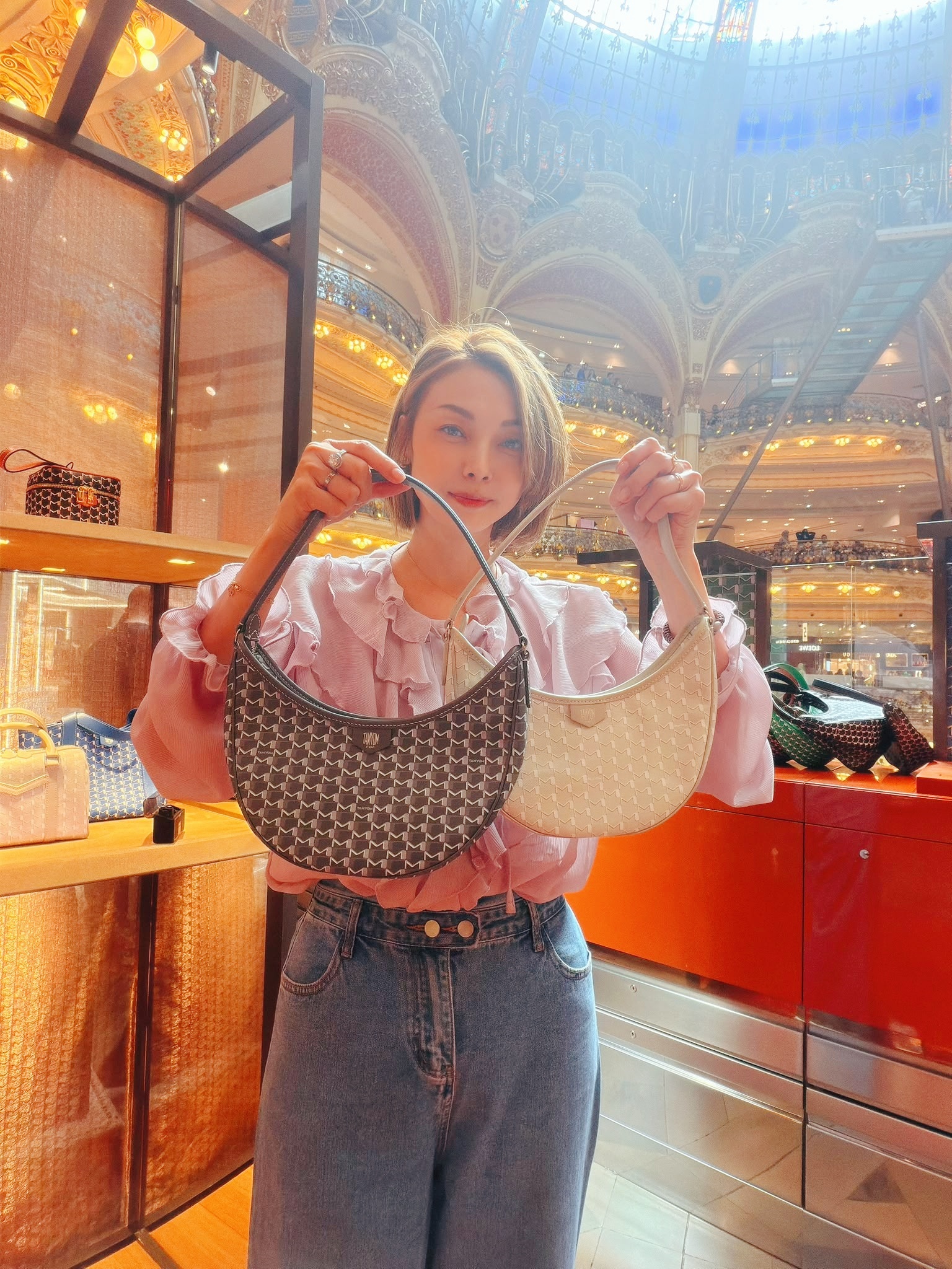 英國代購 Moynat Purple Moon Bag