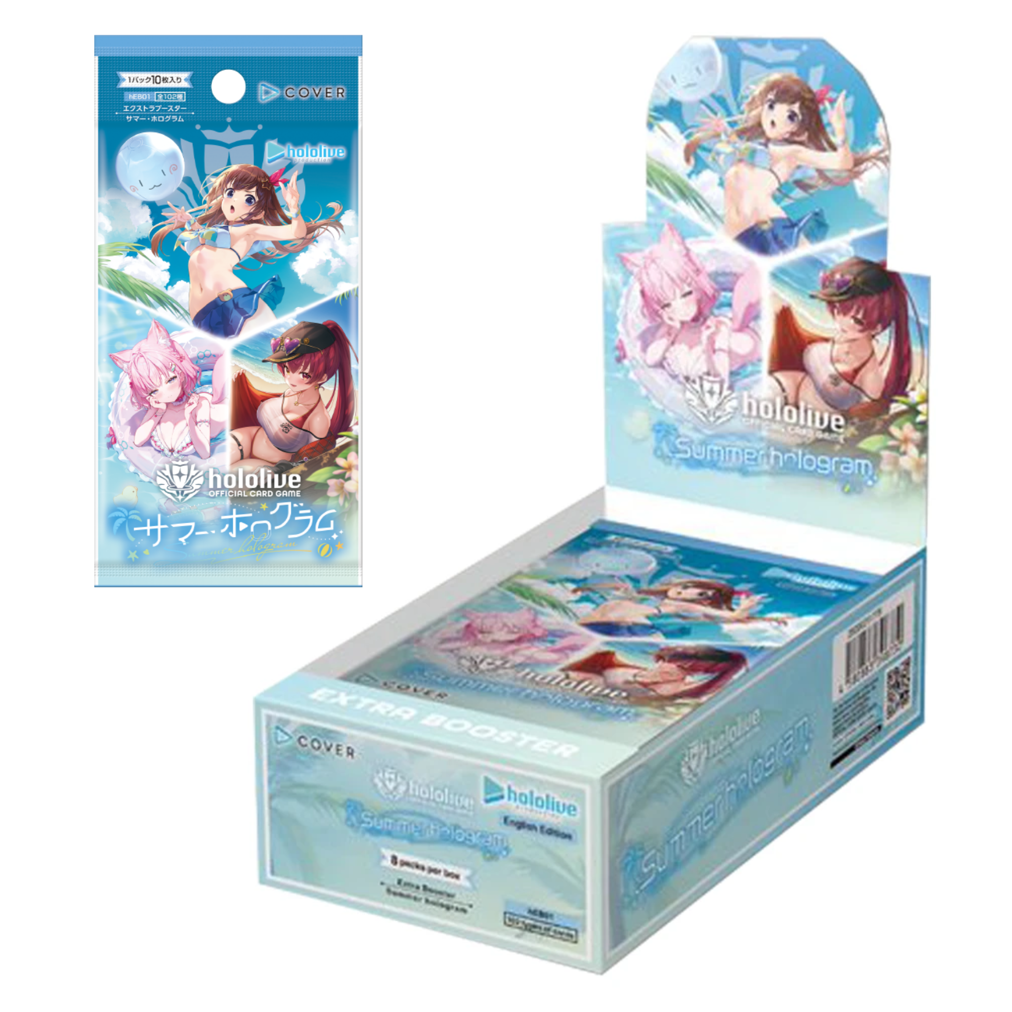 [原盒] hololive OFFICIAL CARD GAME hOCG-hEB01 Summer Hologram