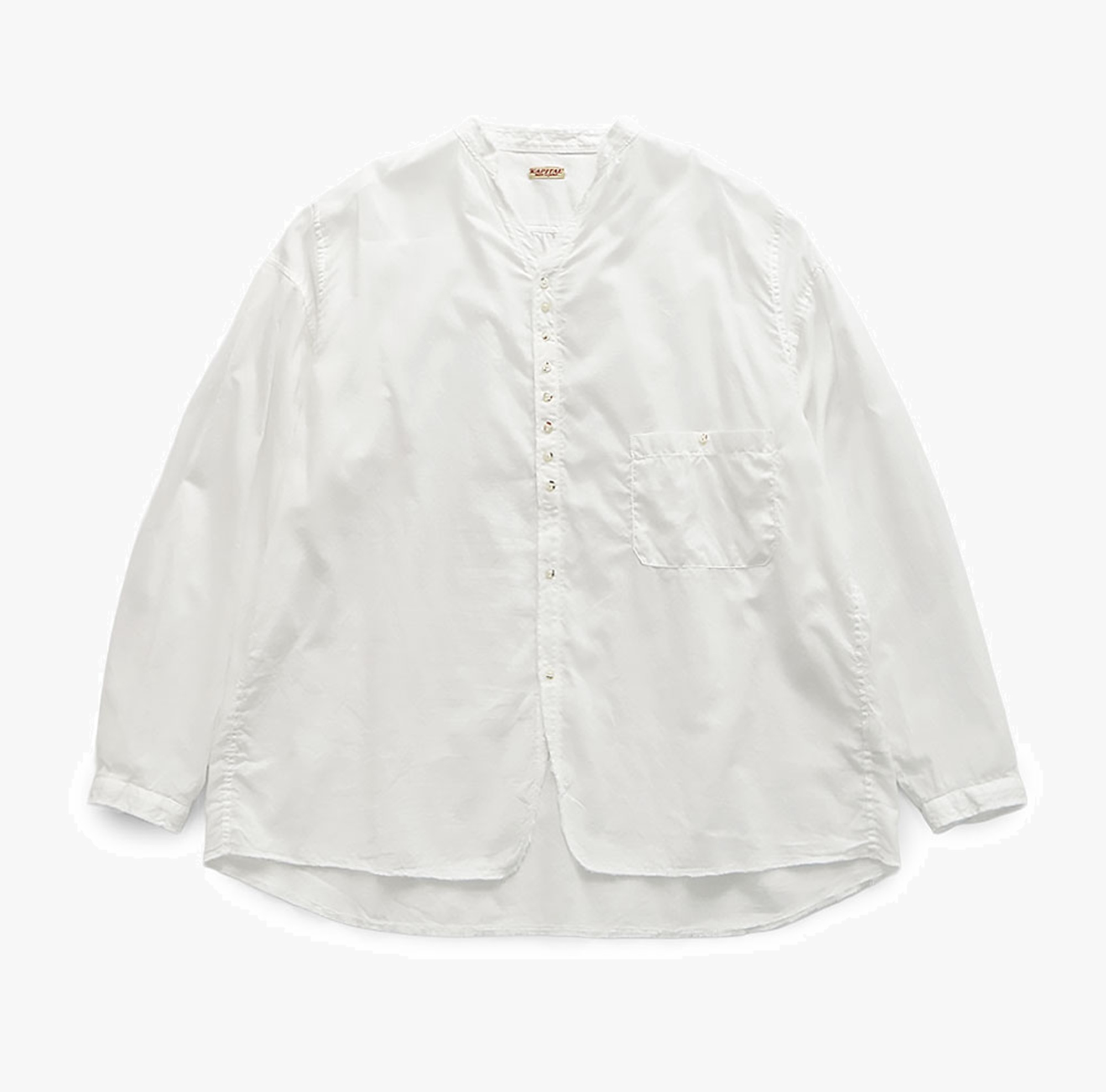 KAPITAL Single-layer gauze SHOKA shirt - WHITE PRE ORDER ITEM (預訂中)