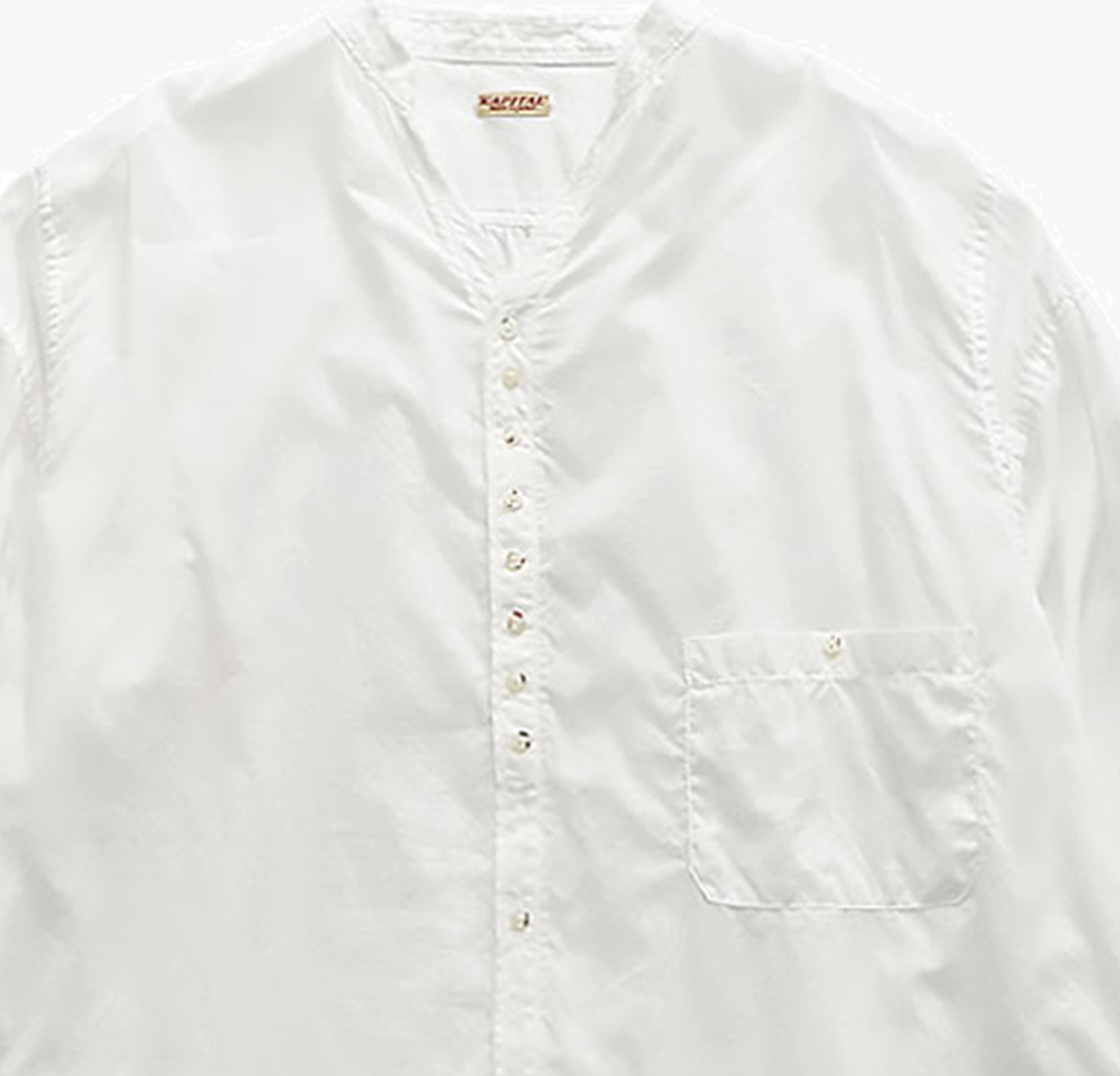 KAPITAL Single-layer gauze SHOKA shirt - WHITE PRE ORDER ITEM (預訂中)