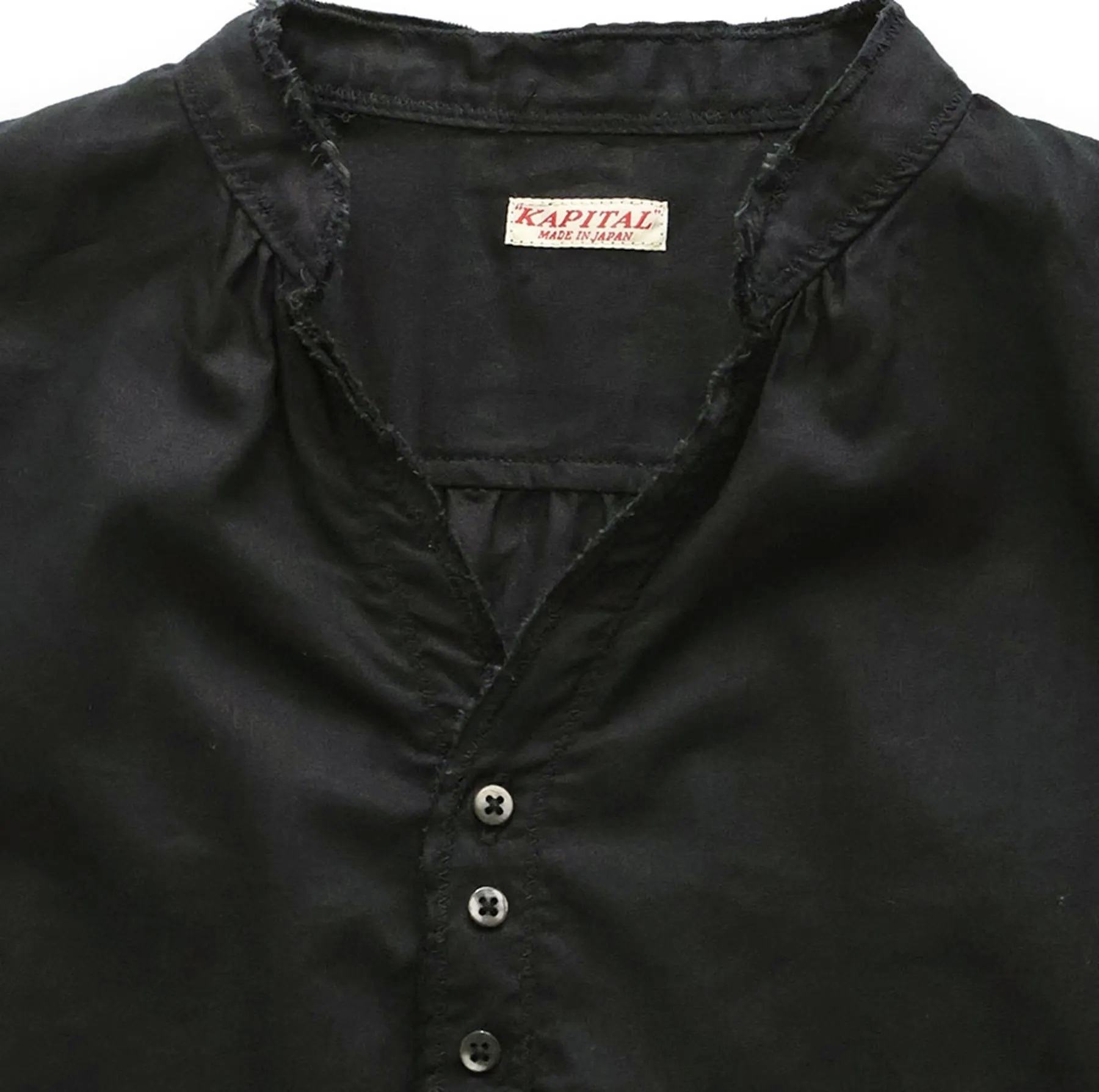 KAPITAL Single-layer gauze SHOKA shirt - BLACK PRE ORDER ITEM (預訂中)