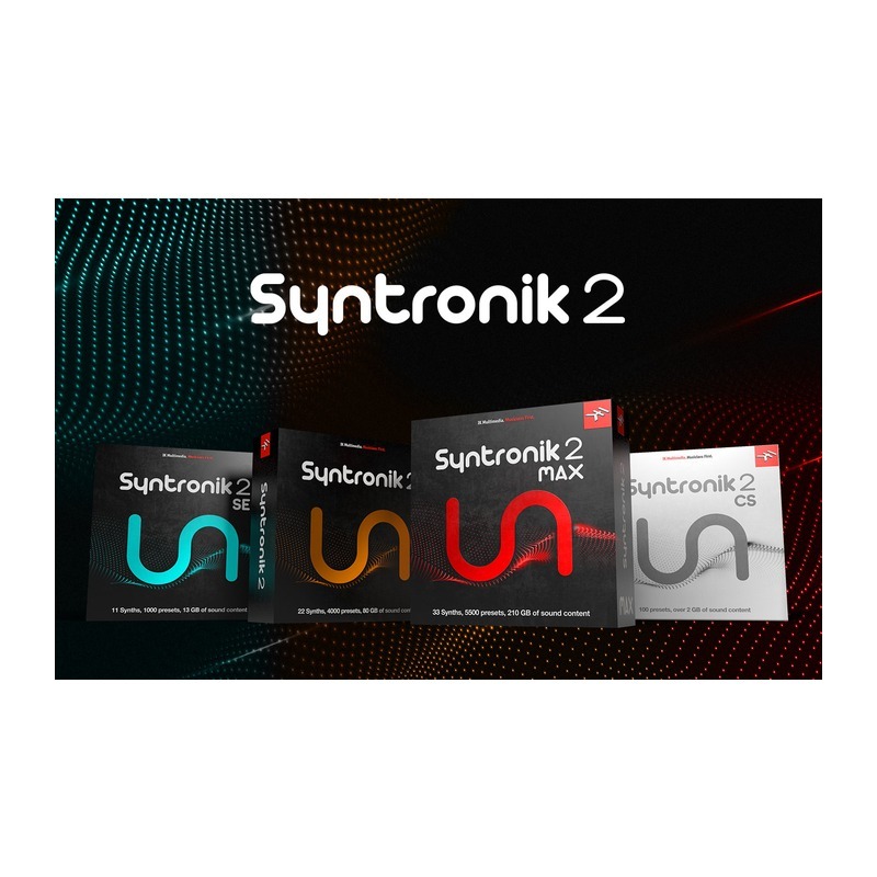 IK Multimedia SYNTRONIK 2 MAX V2 UPGRADE｜混合合成虛擬合成器