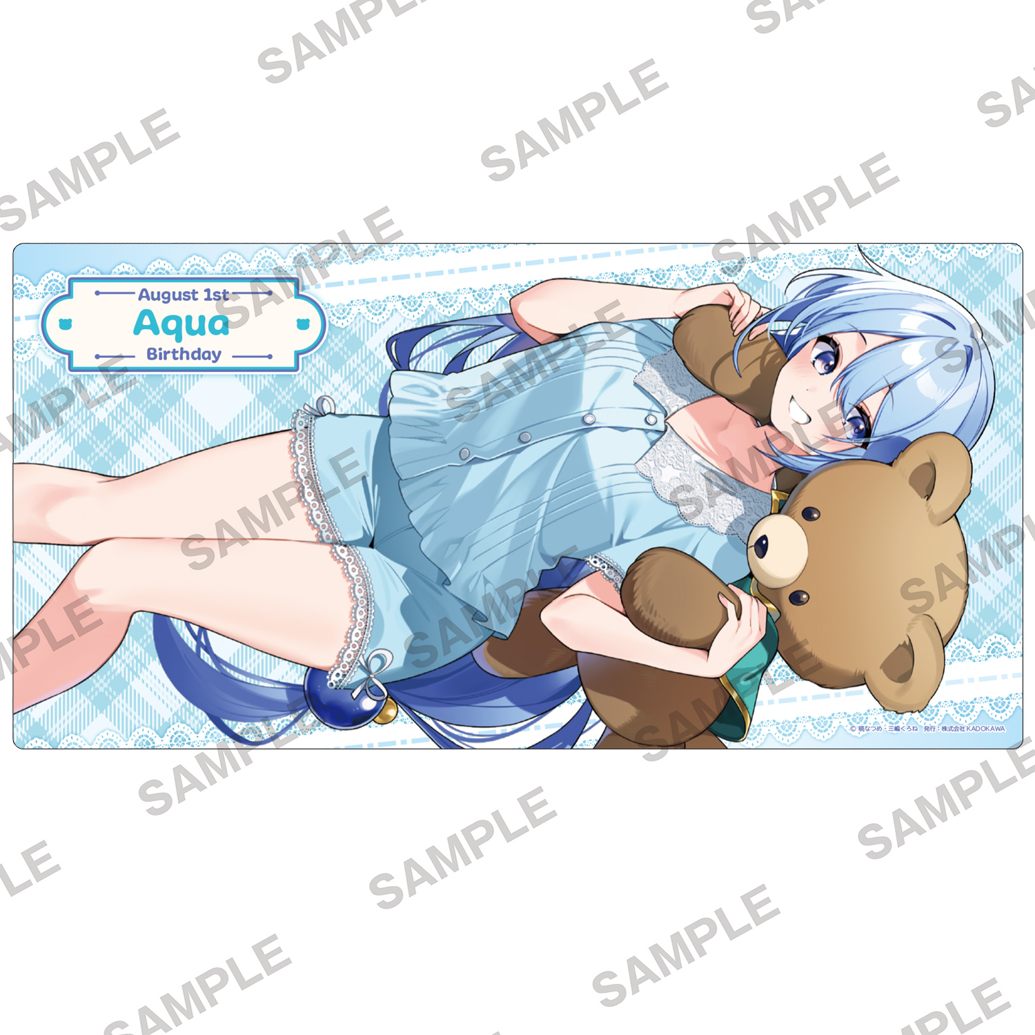 「ACG.GO」「預購」KADOKAWA《為美好的世界獻上祝福！》阿庫婭 (Aqua) 2026生日紀念原畫 橡膠桌墊/滑鼠墊