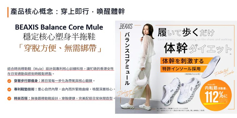 BEAXIS Balance Core Mule 穩定核心塑身半波鞋|2-Ways核心訓練厚底涼鞋【10/19 截單，預計 :10月尾至11月中發貨】