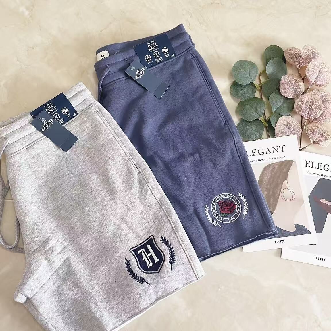 HOLLISTER LOGO SHORTS