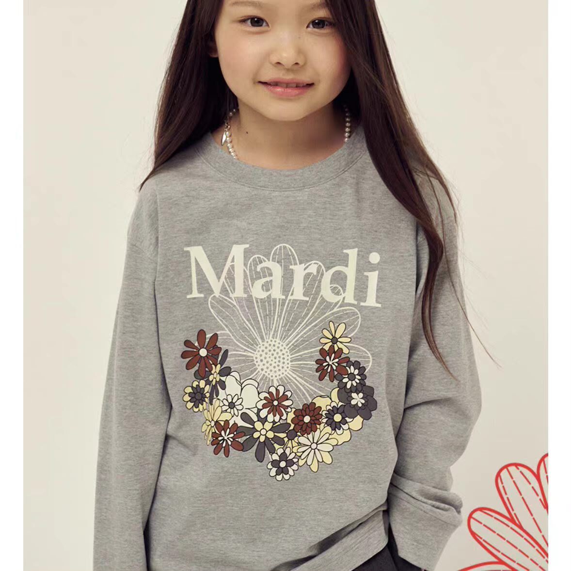 廠單 mardi繁花親子長袖