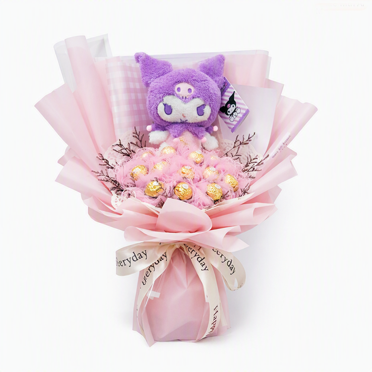 酷洛米（Kuromi）卡通玩偶11朵金莎花束