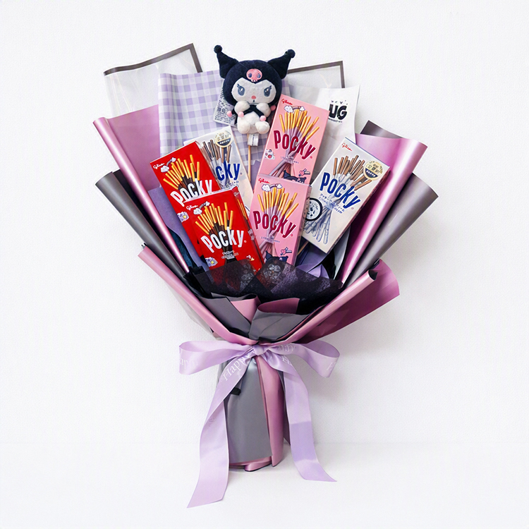 酷洛米（Kuromi）卡通玩偶pocky花束