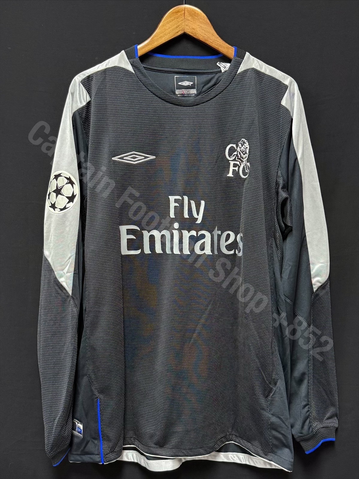 Chelsea 2004-2005 Umbro L/S Away Shirt #11 DUFF