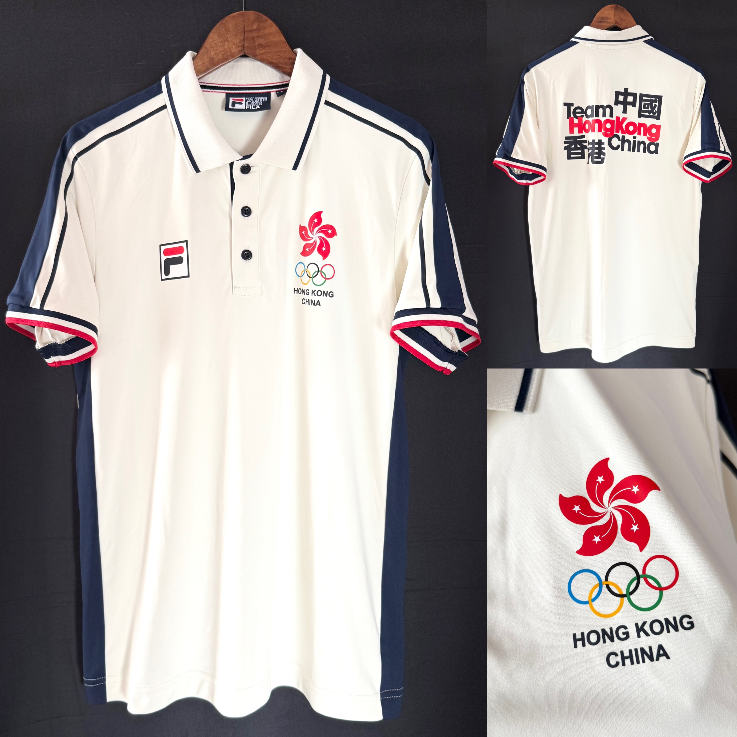 Hong Kong Team Asian Games Fila Athlete Polo