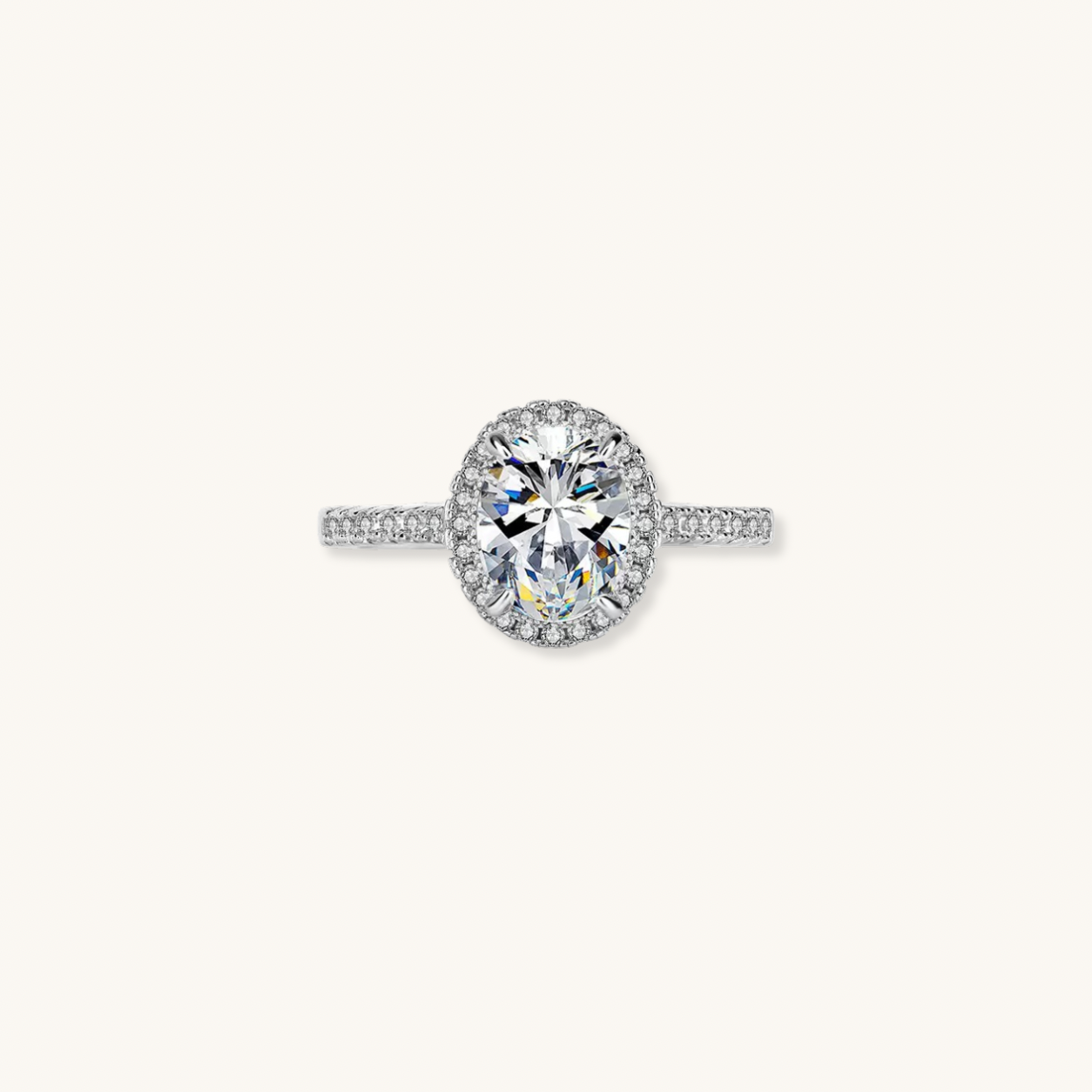 Carter Moissanite Ring