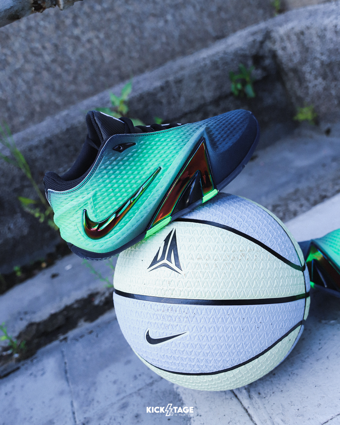 ＜海外連線代購＞大童鞋 女生尺寸 NIKE JA 4 GS 'Nightmare' 惡夢 黑綠 實戰 緩震 籃球鞋【IM7569-900】