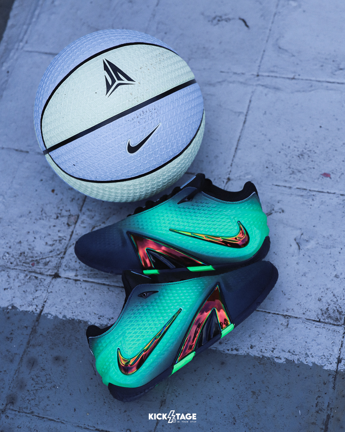 ＜海外連線代購＞大童鞋 女生尺寸 NIKE JA 4 GS 'Nightmare' 惡夢 黑綠 實戰 緩震 籃球鞋【IM7569-900】