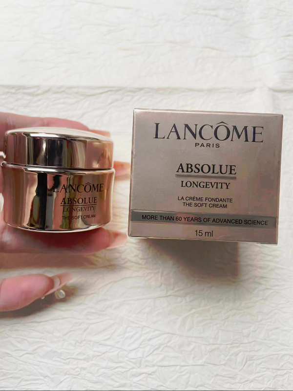 LANCOME蘭蔻 絕對完美 永生玫瑰逆齡乳霜15ml soft cream