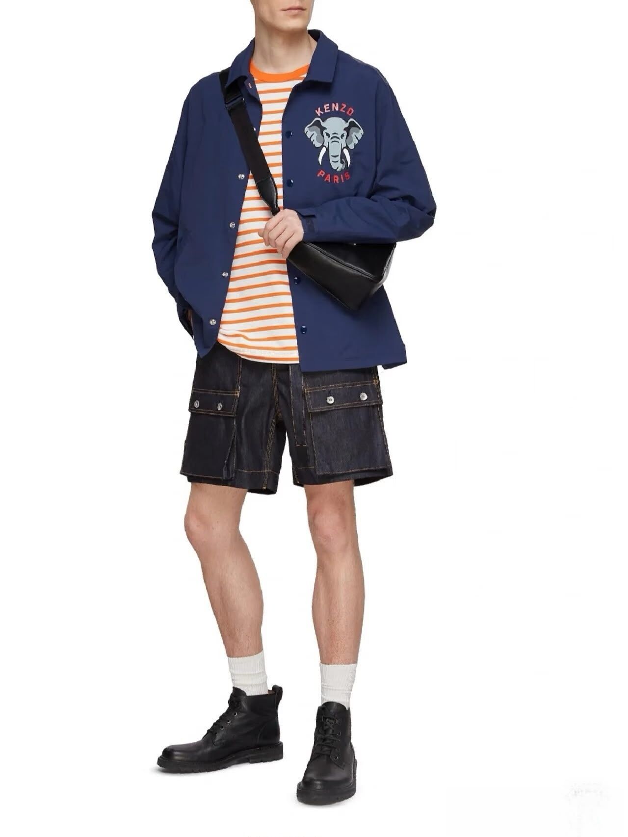 LYS02329 KENZO Jackets Coats Men's Midnight Blue