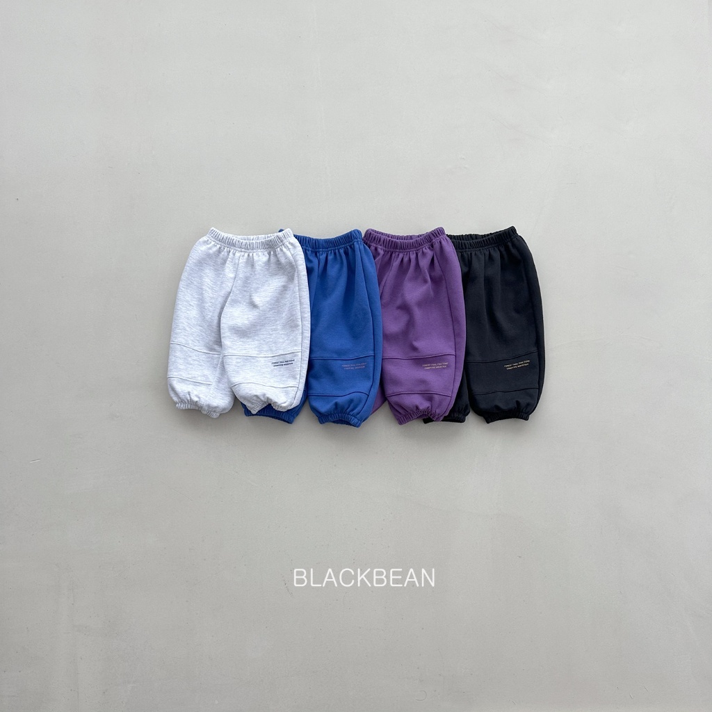 正韓秋BLACKBEAN 嫩嬰/小童四色日常運動褲