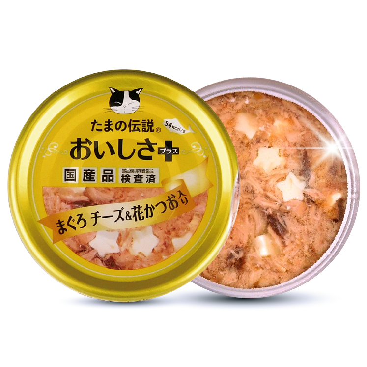 【24罐優惠】日產三洋''小玉傳說''吞拿魚+芝士+花鰹魚 貓罐 70g (SY-1551) *