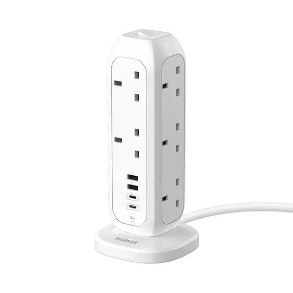 MOMAX ONEPLUG PD35W 11-Outlet Quick Charge Power Strip (US11AUKE / US11AUKW)