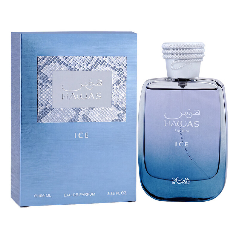 (預訂7-10天到貨)Rasasi Hawas Ice 男士濃香水 100ml (Barcode: 614514331040)