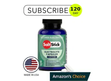 【訂閱制】美國SaltStick 高單位電解質膠囊-增強型(100入裝)