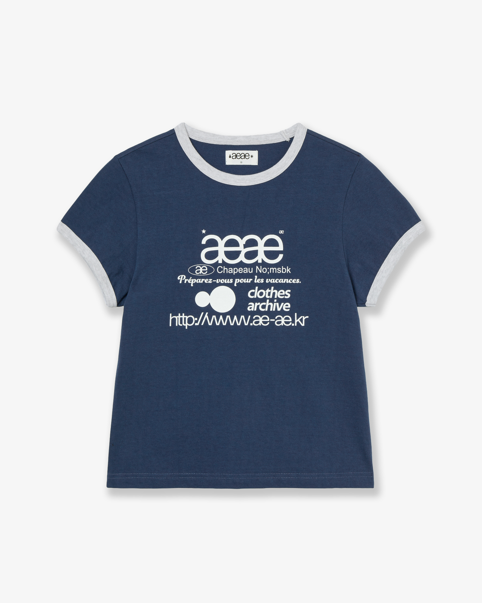 WEB LOGO RINGER TEE