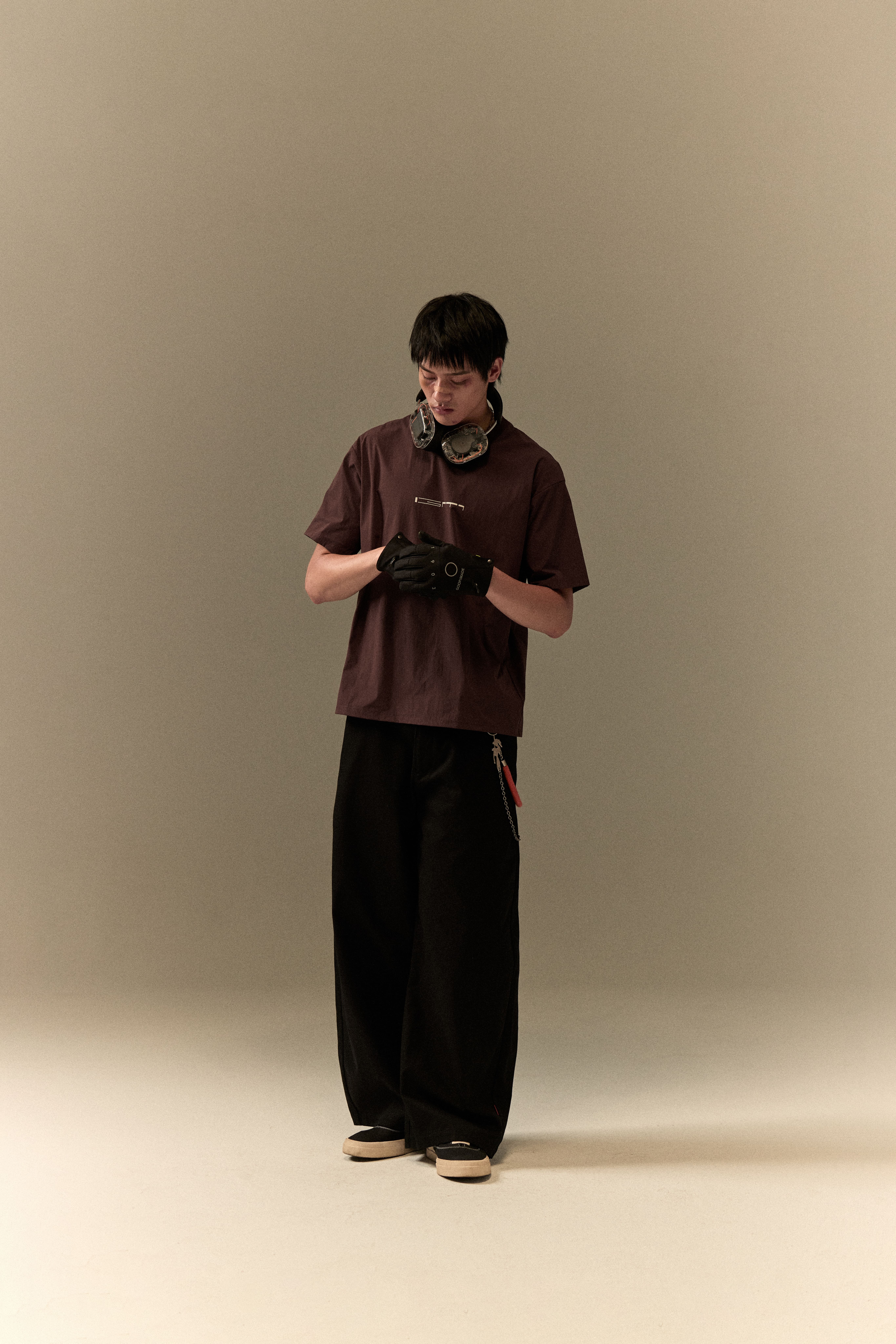 GOOPiMADE DE-SG GM Logo 短袖 - Wine