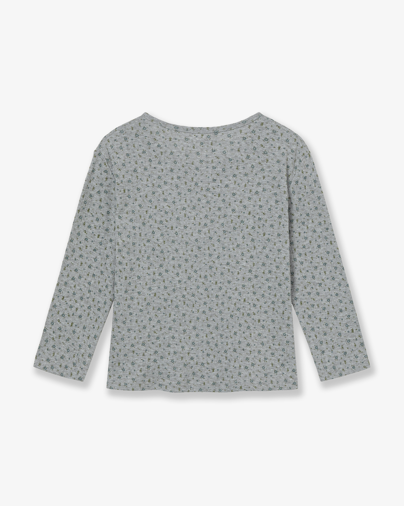 FLOWER HENLEY NECK TEE