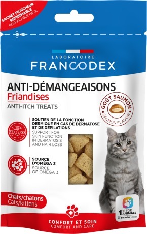 Francodex 貓小食．止癢小食75g